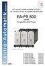 EA-PS 800. 240W Single/Double/Triple 19 AC/DC EINSCHUBNETZTEILE 19 AC/DC PLUG-IN POWER SUPPLIES