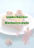 Linderbacher. Kuchenrezepte