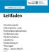 Umsetzung der Informations- und Publizitätsmaßnahmen im Rahmen der FörderInitiative Ländliche Entwicklung in Thüringen 2014-2020 (FILET) 01/2015
