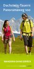Dachstein-Tauern Panoramaweg 100 wandern ohne gepäck