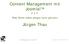 Content Management mit Joomla! *** Jürgen Thau