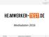 Mediadaten 2016 28.10.2015 heimwerker-test.de - Mediadaten 2015 1
