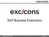 SAP Business Extensions