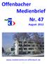 Offenbacher Medienbrief Nr. 47 August 2012