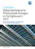 Leitfaden Gebäudeintegrierte Photovoltaik-Anlagen in Fertighäusern 2012