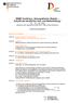 Konferenzprogramm. 13:00 Uhr Grußwort Matthias Platzeck, Ministerpräsident des Landes Brandenburg (angefragt)
