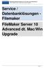 Service / Datenbanklösungen - Filemaker FileMaker Server 10 Advanced dt. Mac/Win Upgrade