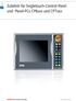 Zubehör für Singletouch-Control-Panel und -Panel-PCs CP6xxx und CP7xxx