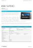 KNX SUPERIO - PAGE 1 RELEASE DATE: 09,2015 - REV. NR. 003