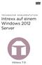 Intrexx auf einem Windows 2012 Server