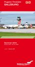 Flugplan / Timetable SALZBURG. Sommer 2014 30.03. 2014 25. 10. 2014. Berlin SXF