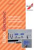 Update 2012. Multifunktionale Labornetzgeräte mit Arbiträrfunktion. ELUTION Software. Elabo Electronic