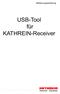 Bedienungsanleitung. USB-Tool für KATHREIN-Receiver
