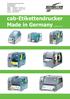 cab-etikettendrucker Made in Germany