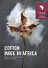 COTTON MADE IN AFRICA HILFE ZUR SELBSTHILFE DURCH HANDEL