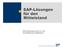 SAP-Lösungen für den Mittelstand. SAP Deutschland AG & Co. KG Geschäftsbereich Mittelstand