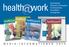 health work health work Deutschlands führendes Fachmagazin für Betriebliches Gesundheitsmanagement