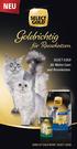 NEU. Goldrichtig. für Rassekatzen. SELECT GOLD für Maine Coon und Perserkatzen. LIEBE IST GOLD WERT. SELECT GOLD.