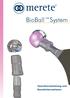 BioBall System. Operationsanleitung und Bestellinformationen