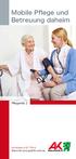Mobile Pflege und Betreuung daheim