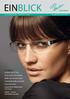 EInblick. Das Kundenmagazin Optik Halir Penig Ausgabe Winter 2010/2011