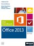 Klaus Fahnenstich, Rainer G. Haselier. Microsoft Office 2013 Das Handbuch