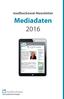 medhochzwei-newsletter Mediadaten 2016 www.medhochzwei-verlag.de