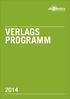 VERLAGS PROGRAMM 2014