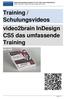 Training / Schulungsvideos video2brain InDesign CS5 das umfassende Training