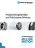 Precision Drives Präzisionsgetriebe auf höchstem Niveau