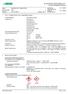 SICHERHEITSDATENBLATT Gemäß 1907/2006/EG (REACH)