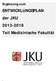 Ergänzung zum. ENTWICKLUNGSPLAN der JKU 2013-2018 Teil Medizinische Fakultät