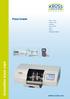 Polarimeter. PS8000 - Serie. LabGuide P3000 - Serie P1000 HP100 Polarimeter Zubehör. innovation since 1796. www.kruess.com