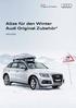 Alles für den Winter Audi Original Zubehör