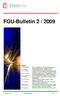 FGU-Bulletin 2 / 2009