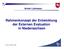 Armin Lohmann. Rahmenkonzept der Entwicklung der Externen Evaluation in Niedersachsen
