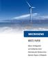 WHITE PAPER Höhere Verfügbarkeit von Kraftwerken durch fehlertolerante Glasfasernetze - Optischer Bypass in Windparks