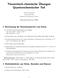 Theoretisch-chemische Übungen Quantenchemischer Teil