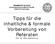 Tipps für die inhaltliche & formale Vorbereitung von Referaten Prof. Dr. Ellen Aschermann