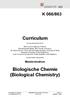 Biologische Chemie (Biological Chemistry)
