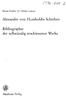 Alexander von Humboldts Schriften. Bibliographie der selbständig erschienenen Werke