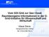 Vom GDI-Grid zur Geo Cloud Raumbezogene Informationen in der D- Grid-Initiative für Wissenschaft und Wirtschaft