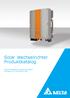 Solar Wechselrichter Produktkatalog. Solar Wechselrichter, Monitoring und Support für Anlage von 2,5 kw bis über 1 MW
