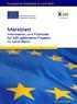 Europäischer Sozialfonds im Land Berlin. Merkblatt. Information und Publizität für ESF-geförderte Projekte im Land Berlin. www.berlin.