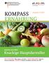 KOMPASS ERNÄHRUNG. Knackige Hauptdarsteller. Gemüse und Obst. Ausgabe 2 2012