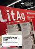 Anmeldeset 2016. Literary Agents & Scouts Centre (LitAg) Frankfurter Buchmesse / Alexander Heimann