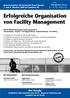 Erfolgreiche Organisation von Facility Management