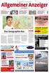 AllgemeinerAnzeiger DAS WOCHENBLATT FÜR THÜRINGEN EICHSFELD