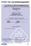 VDE Prüf- und Zertifizierungsinstitut Gutachten mit Fertigungsüberwachung
