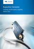 Kapazitive Sensoren. Vielseitig, berührungslos, langlebig Edition 2012